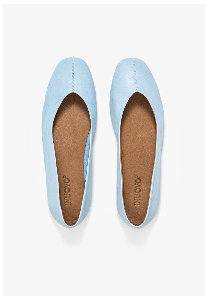 Inuovo Ballerinas Leder Nachtblau