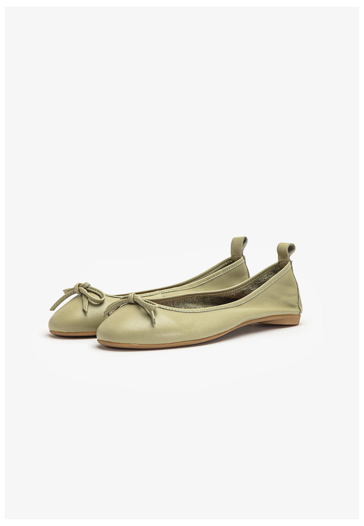 Inuovo Ballerinas Leder Olive
