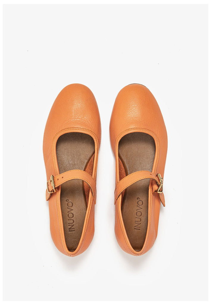 Inuovo Ballerinas Leder Orange