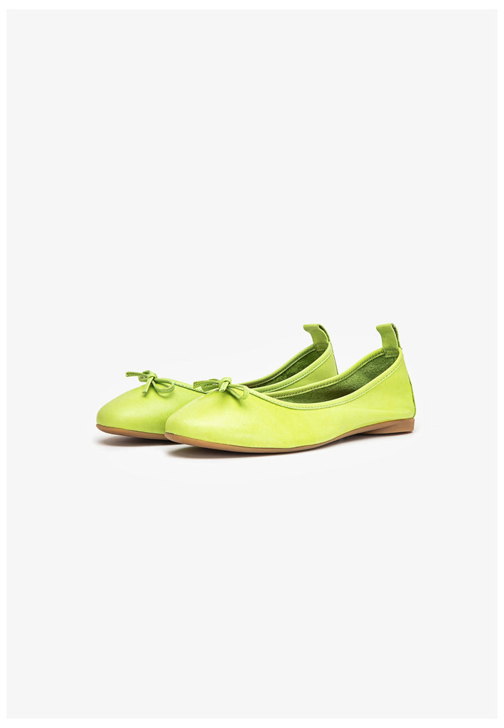 Inuovo Ballerinas Leder Pistachio