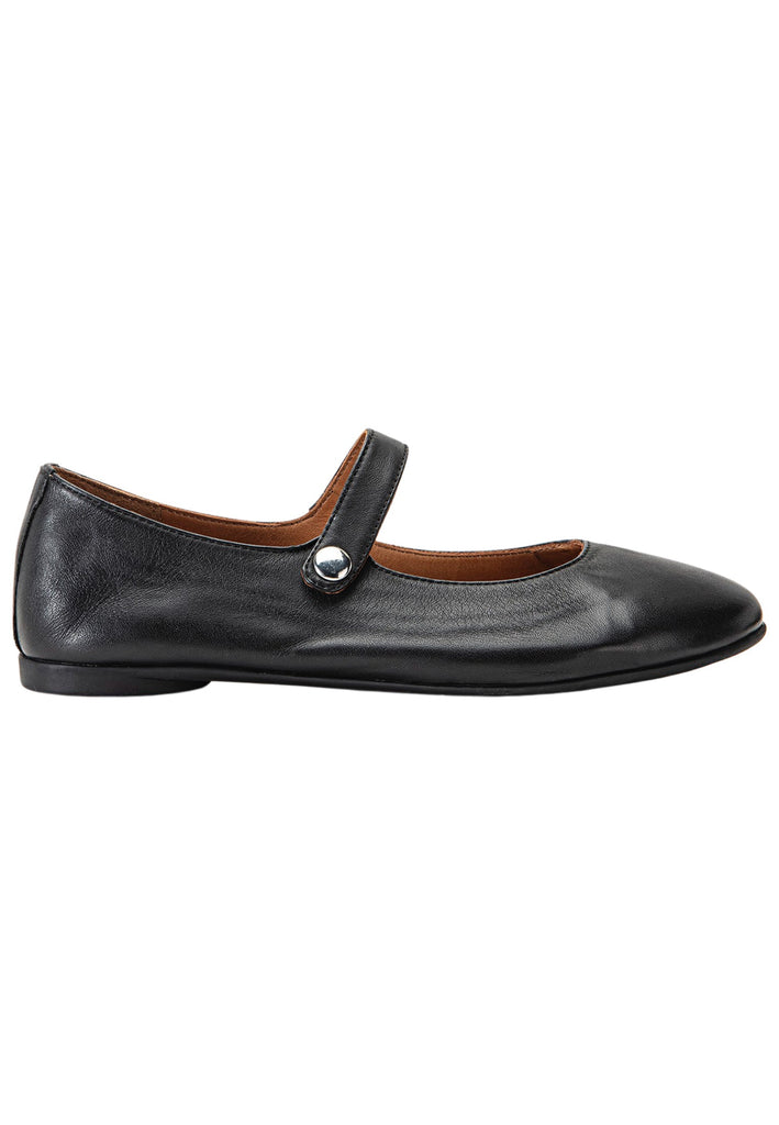 Inuovo Ballerinas Leder Schwarz
