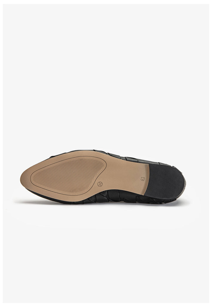 Inuovo Ballerinas Leder Schwarz