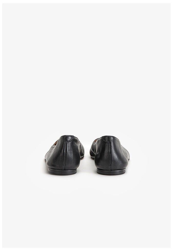 Inuovo Ballerinas Leder Schwarz