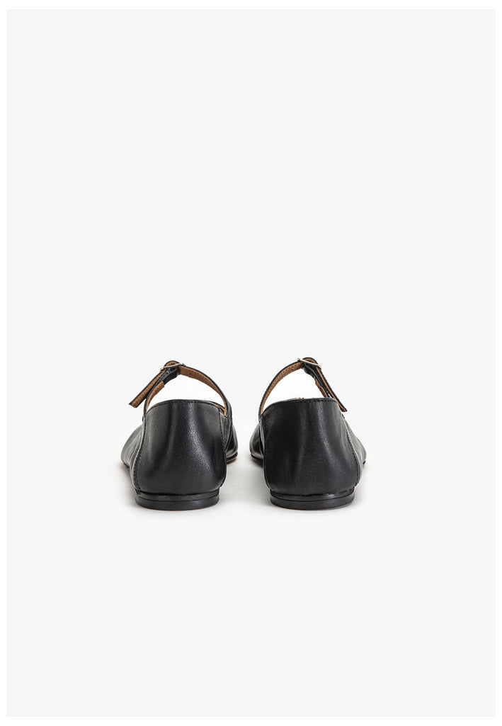Inuovo Ballerinas Leder Schwarz
