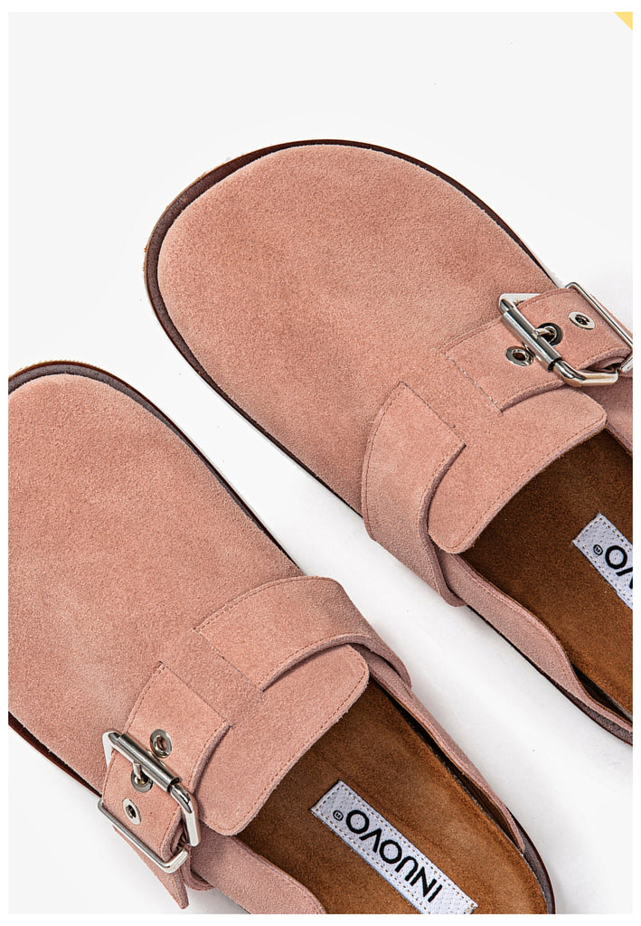 Inuovo Clogs Veloursleder Coral