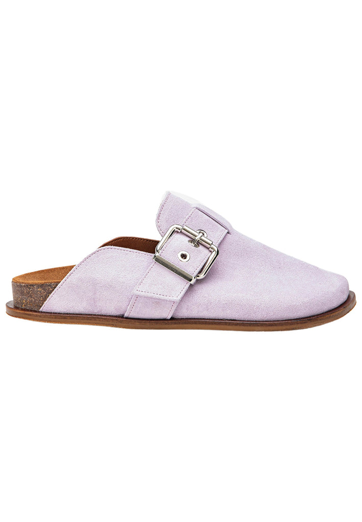 Inuovo Clogs Veloursleder Lavender