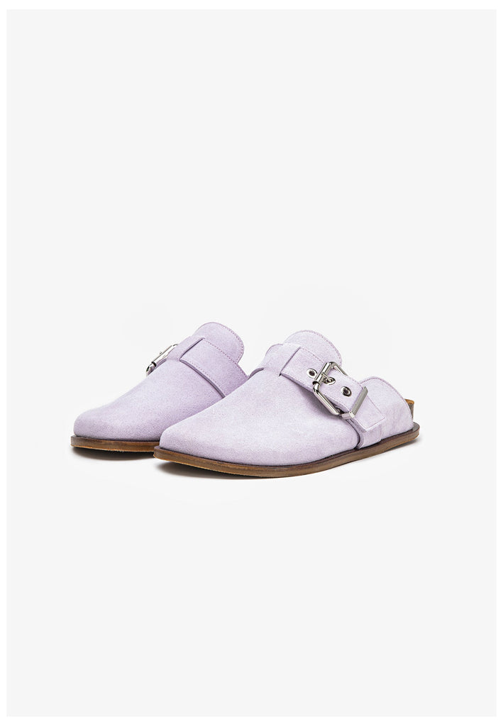 Inuovo Clogs Veloursleder Lavender