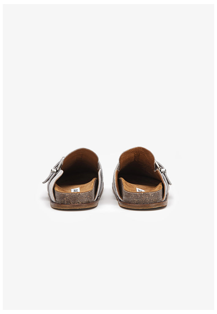 Inuovo Clogs Veloursleder Stone