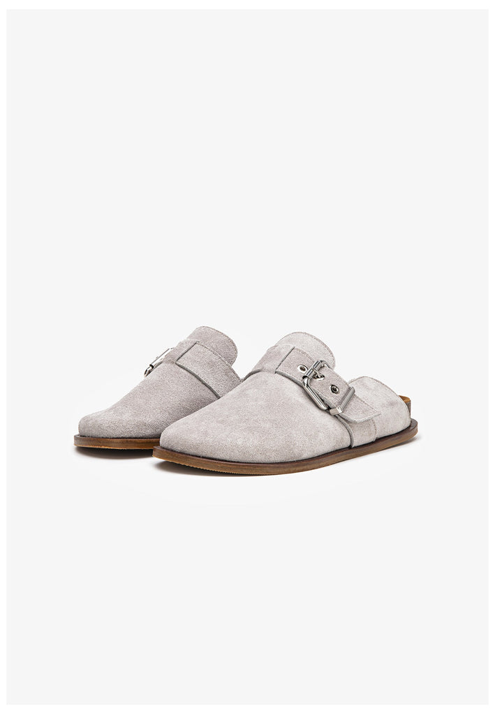 Inuovo Clogs Veloursleder Stone