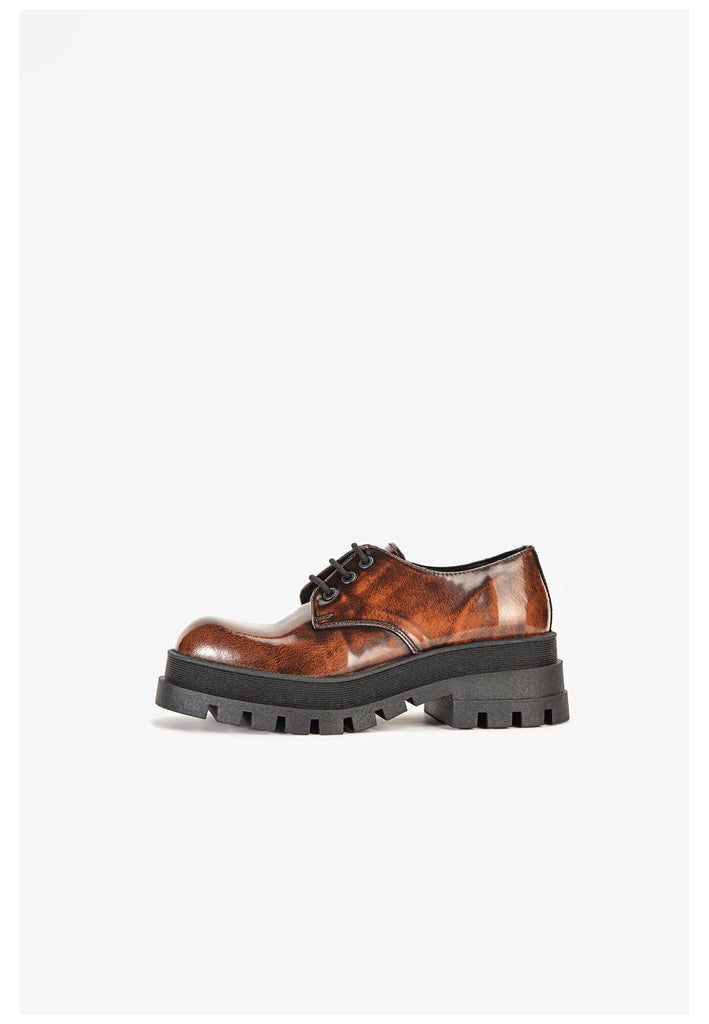 Halbschuhe Inuovo Halbschuhe Leder Tan