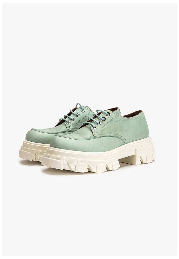 Inuovo Halbschuhe Leder Aqua