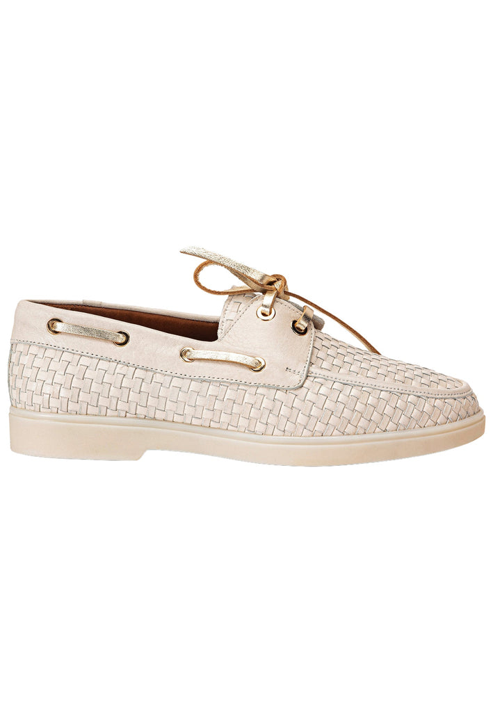Inuovo Halbschuhe Leder Creme