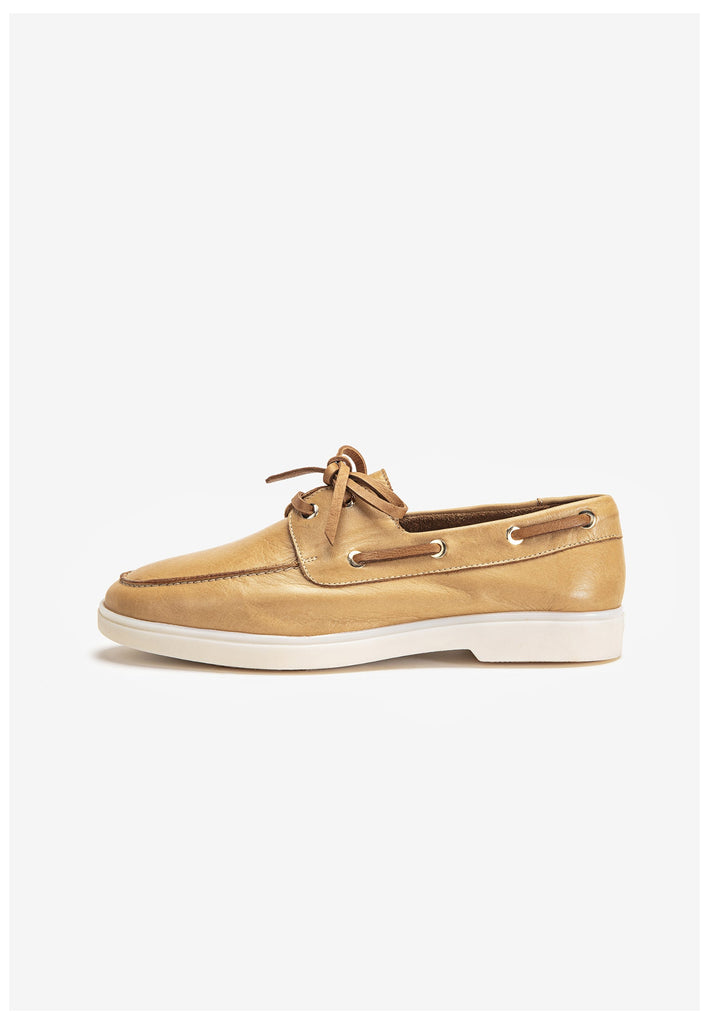 Inuovo Halbschuhe Leder Hellbraun