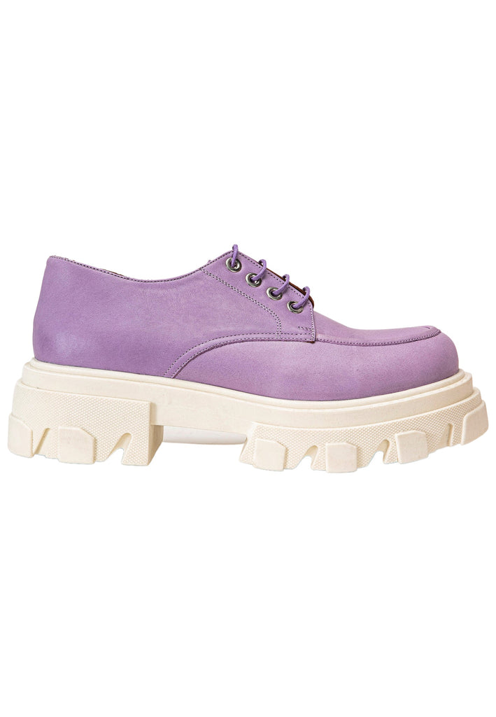 Inuovo Halbschuhe Leder Lila