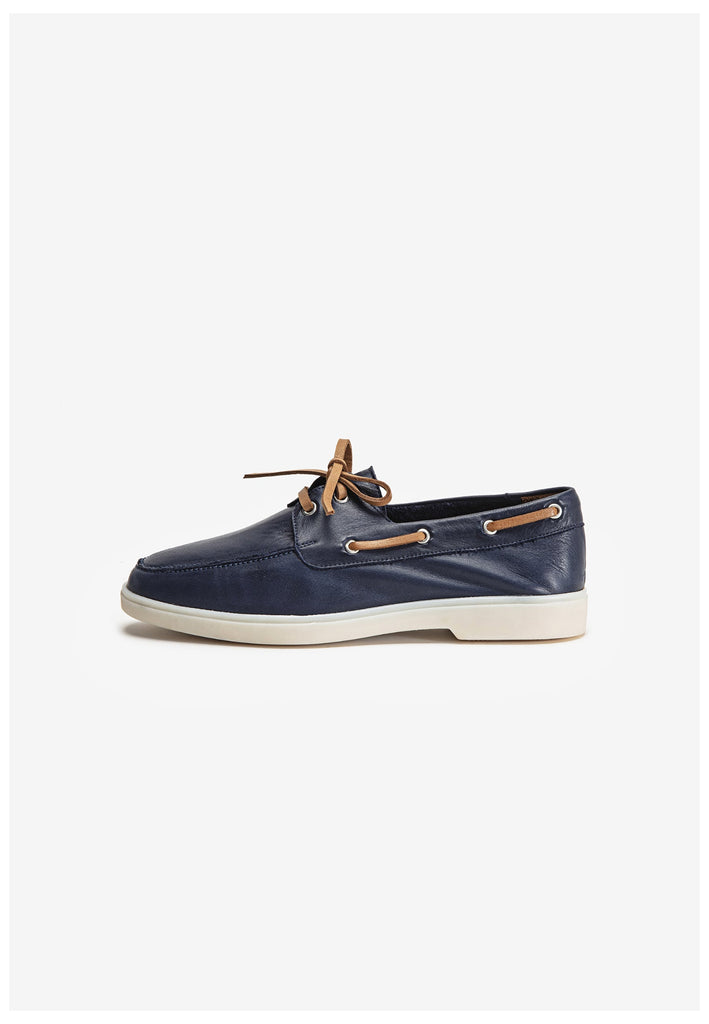 Inuovo Halbschuhe Leder Navy
