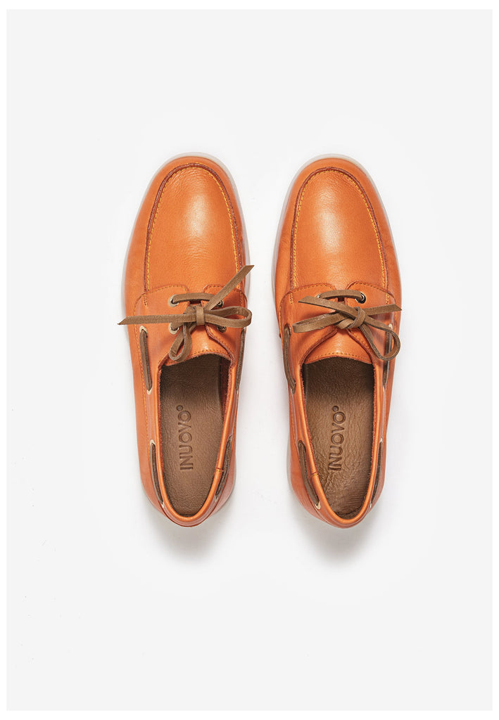 Inuovo Halbschuhe Leder Orange