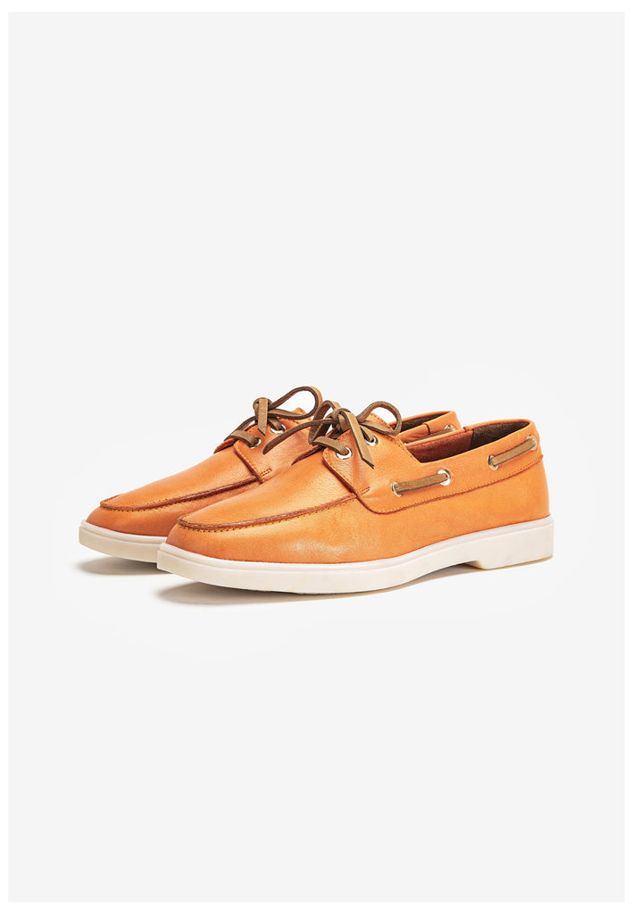 Inuovo Halbschuhe Leder Orange