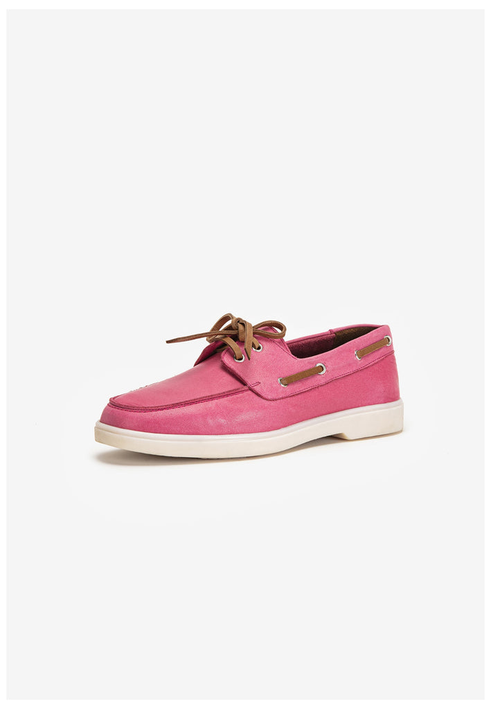 Inuovo Halbschuhe Leder Pink