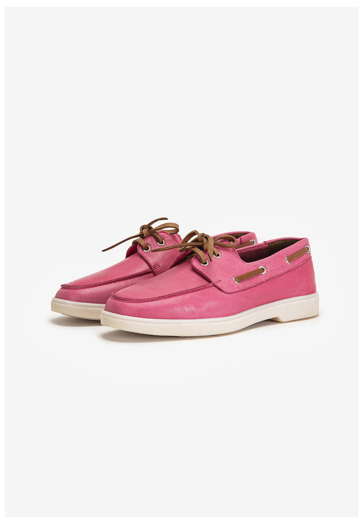 Inuovo Halbschuhe Leder Pink