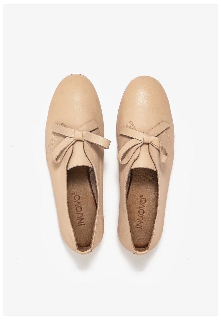 Inuovo Halbschuhe Leder Rosa