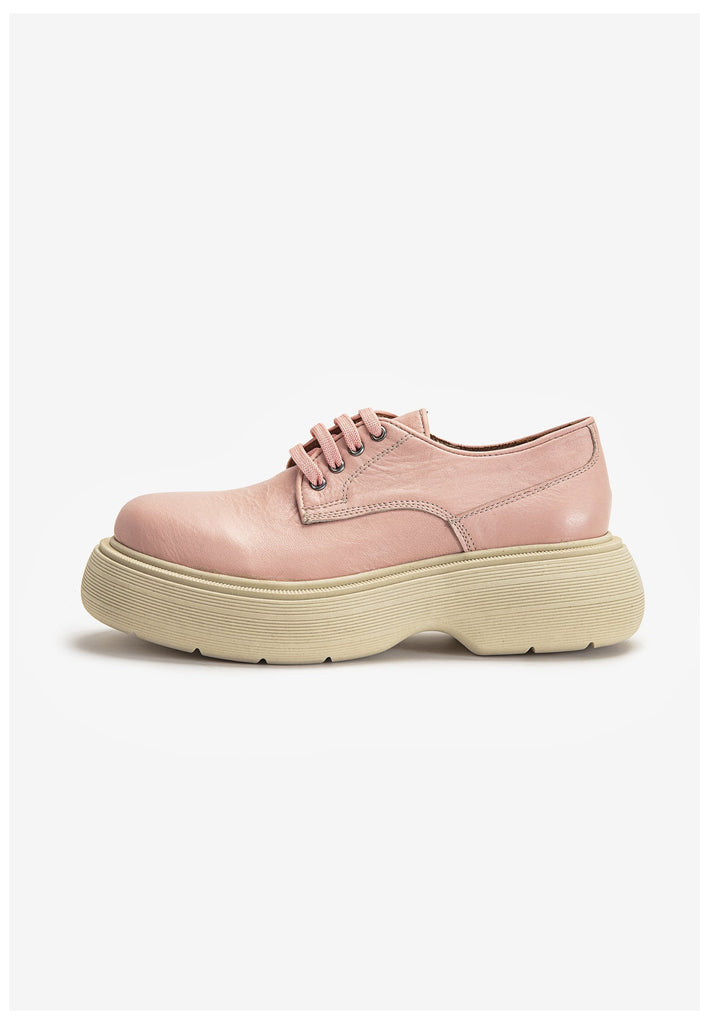 Inuovo Halbschuhe Leder Rosa