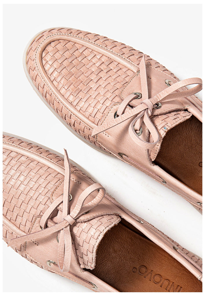 Inuovo Halbschuhe Leder Rosa