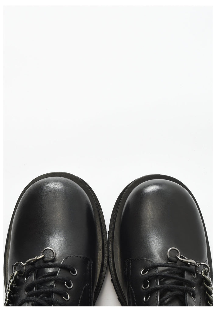 Inuovo Halbschuhe Leder Schwarz