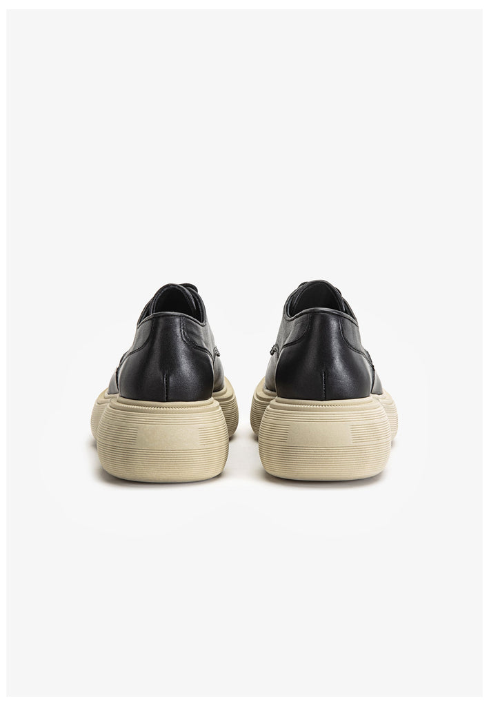 Inuovo Halbschuhe Leder Schwarz