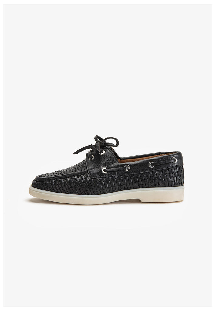 Inuovo Halbschuhe Leder Schwarz