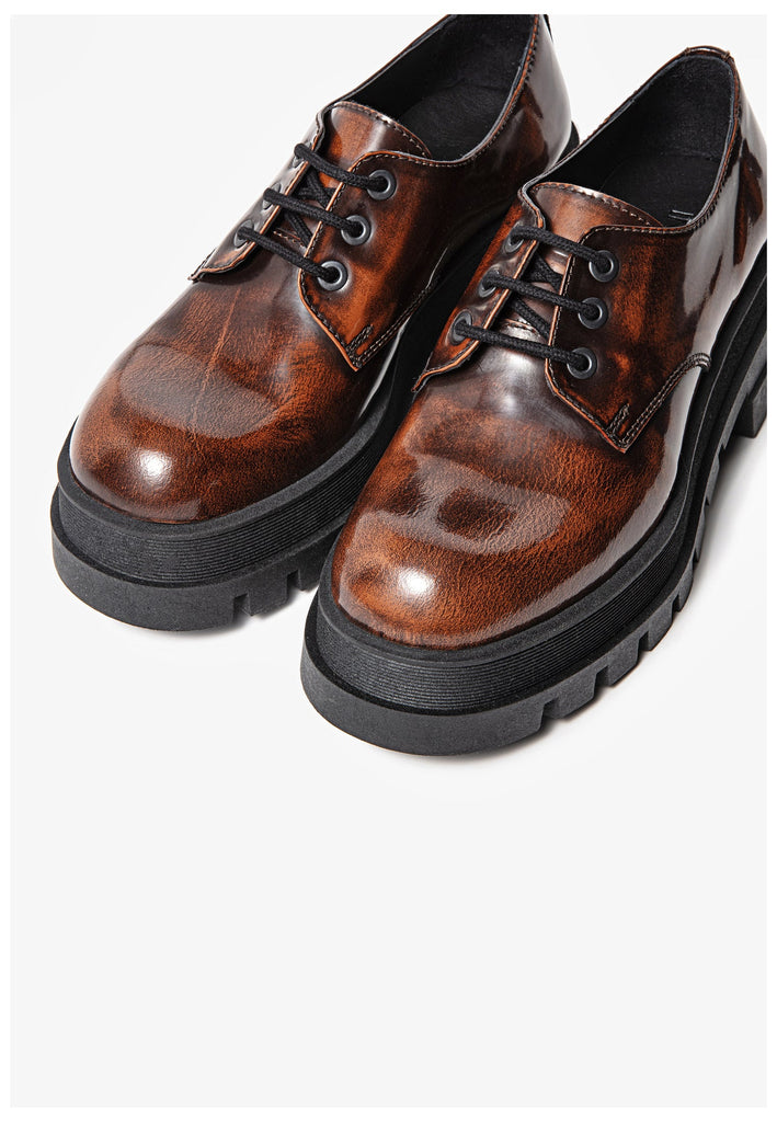 Inuovo Halbschuhe Leder Tan