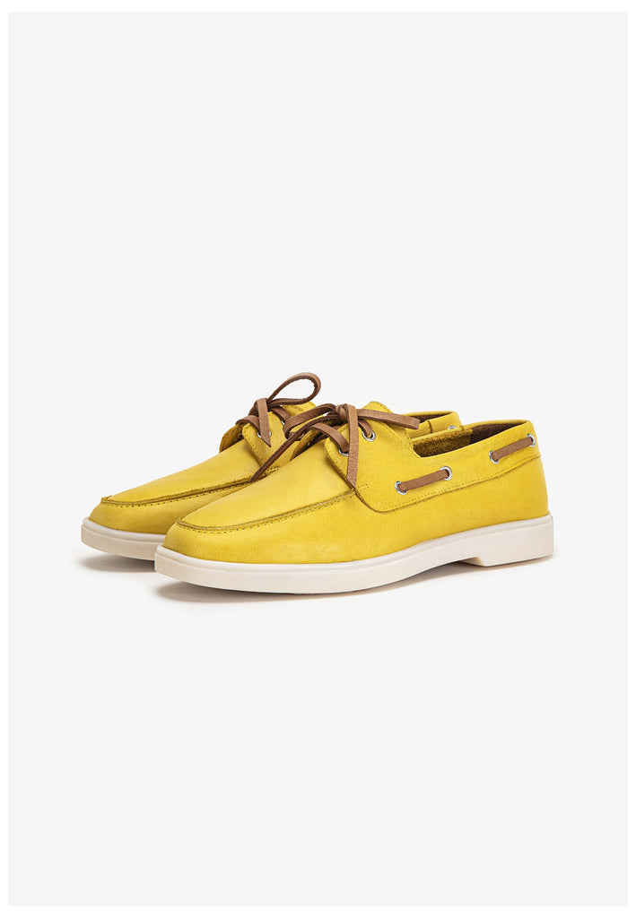 Inuovo Halbschuhe Leder Yellow