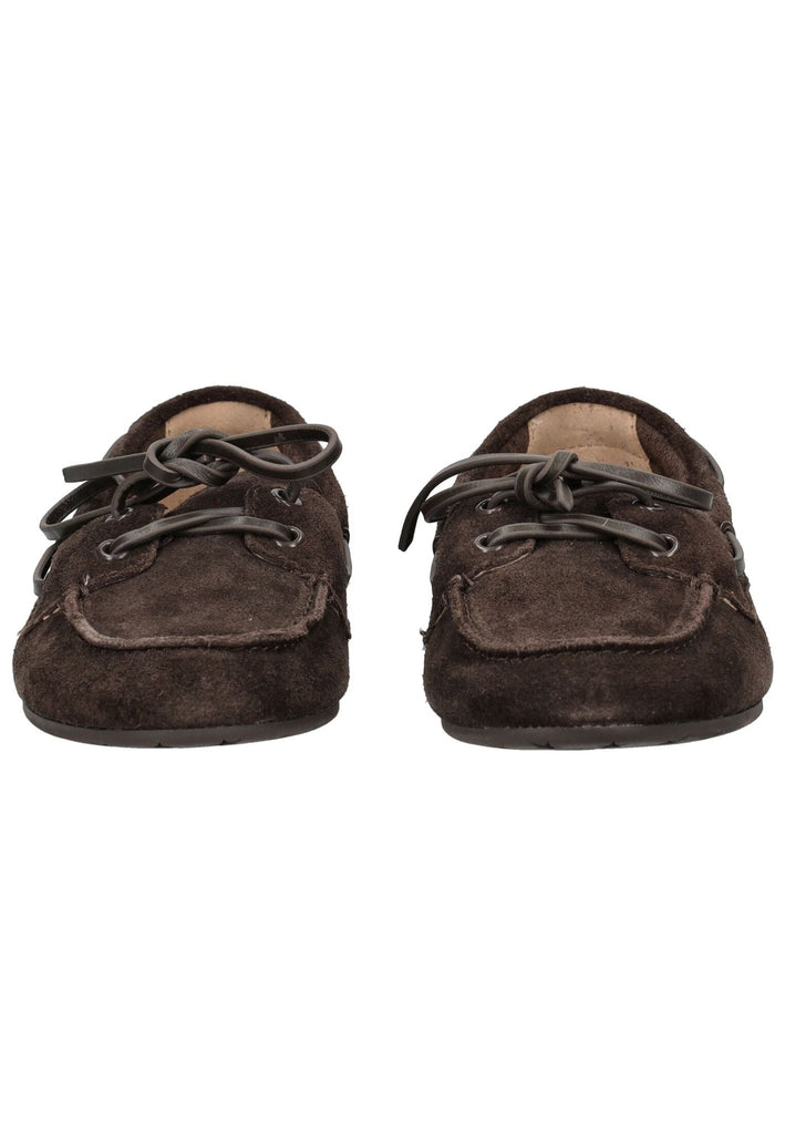 Inuovo Halbschuhe Veloursleder Dunkelbraun