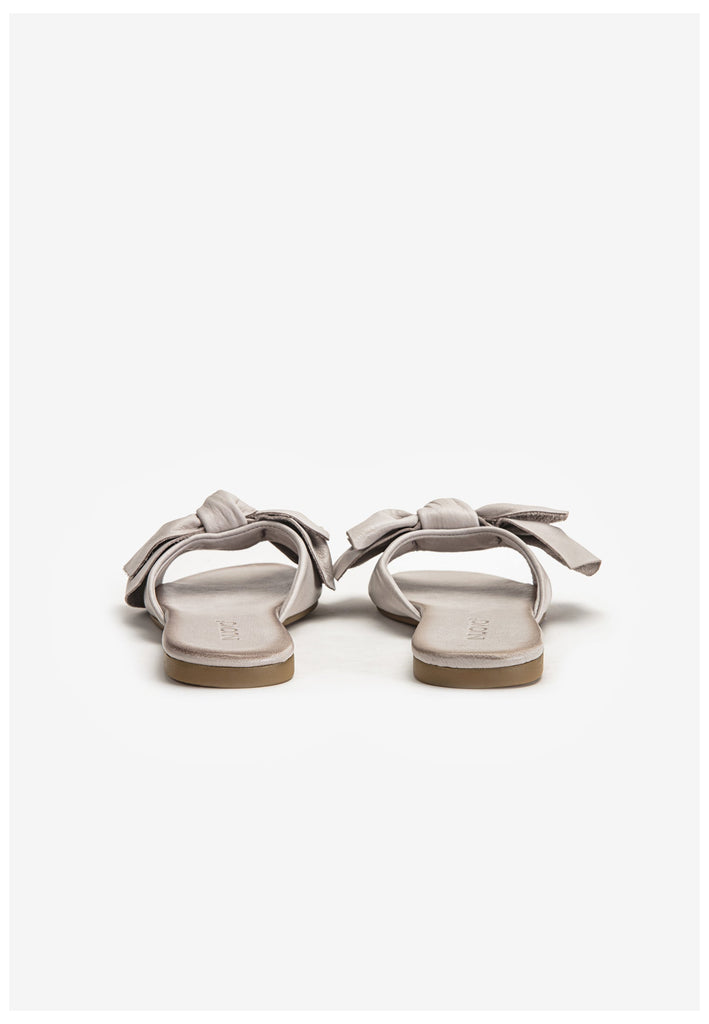 Inuovo Pantoletten Canvas Silber/Grau