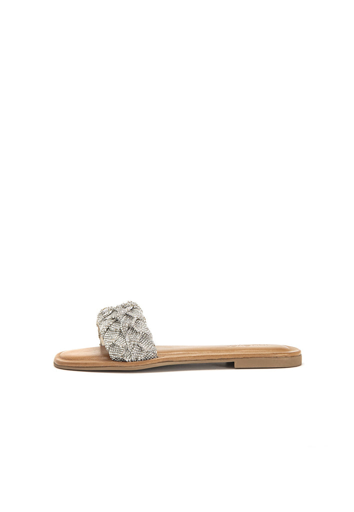 Pantoletten Inuovo Pantoletten Leder Cream