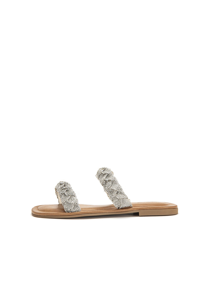 Pantoletten Inuovo Pantoletten Leder Cream