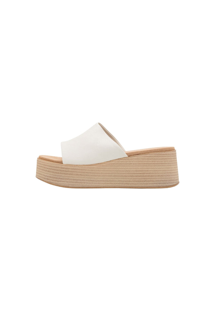 Pantoletten Inuovo Pantoletten Leder Creme