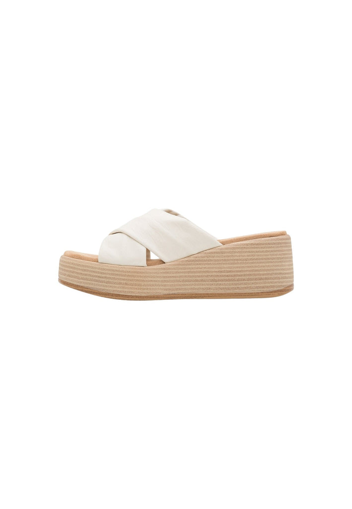 Pantoletten Inuovo Pantoletten Leder Creme