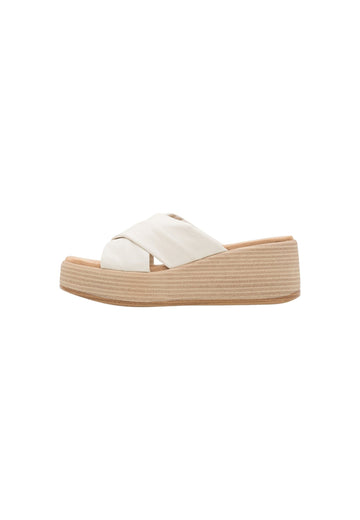 Pantoletten Inuovo Pantoletten Leder Creme