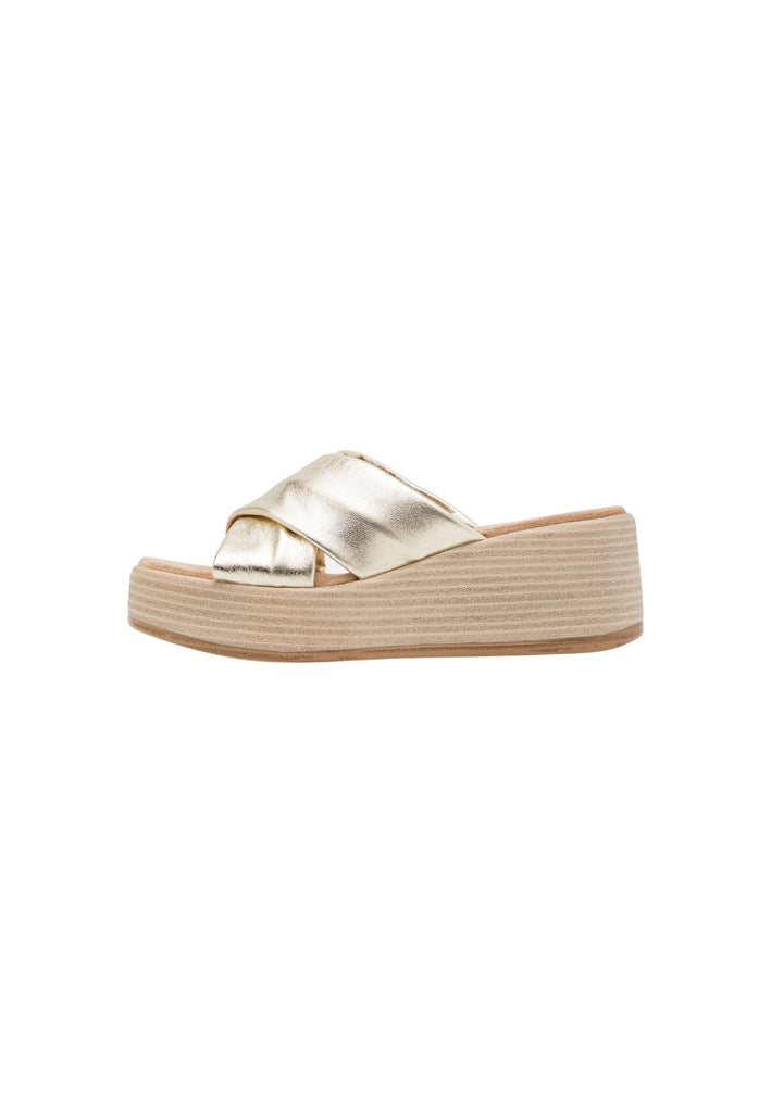 Pantoletten Inuovo Pantoletten Leder Gold