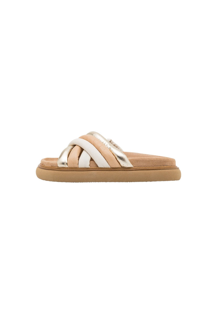 Pantoletten Inuovo Pantoletten Leder Gold