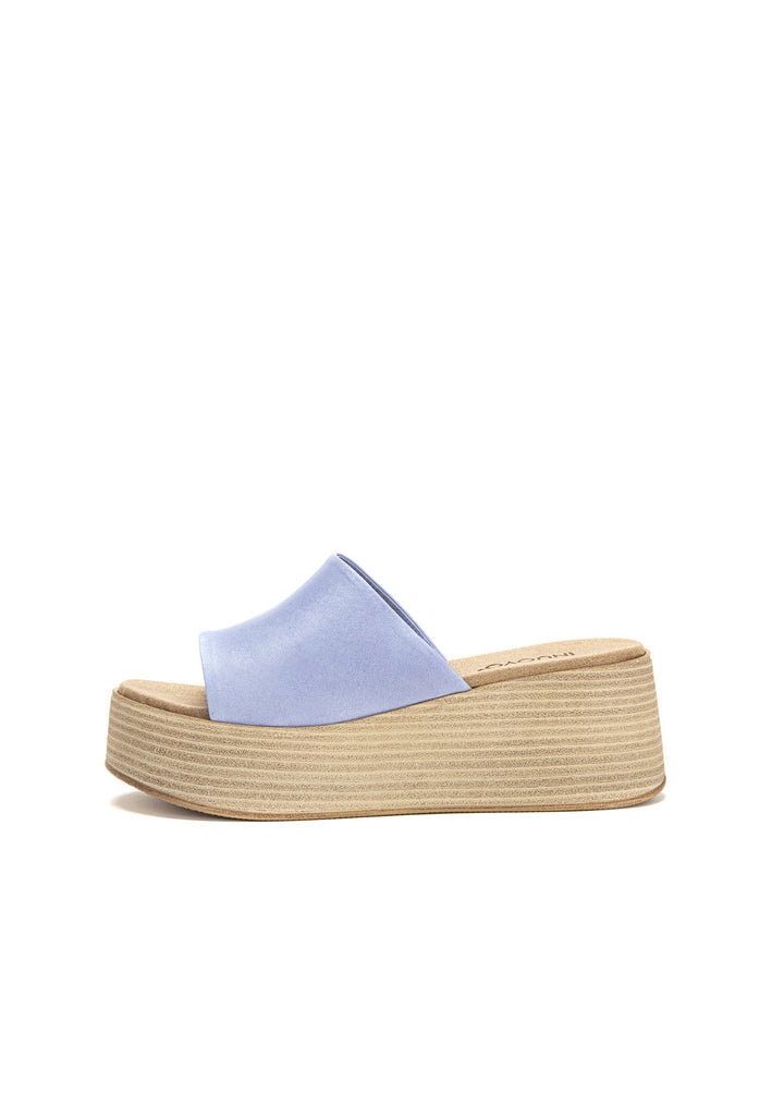 Pantoletten Inuovo Pantoletten Leder Hellblau