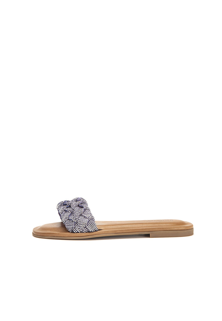 Pantoletten Inuovo Pantoletten Leder Hellblau