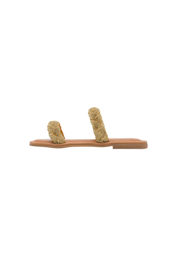 Pantoletten Inuovo Pantoletten Leder Mustard