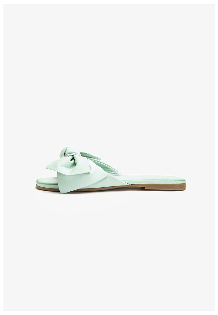 Inuovo Pantoletten Leder Aqua