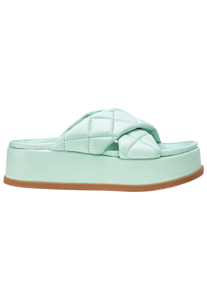 Inuovo Pantoletten Leder Aqua