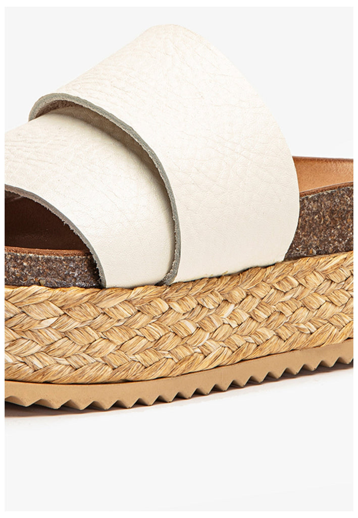 Inuovo Pantoletten Leder Beige