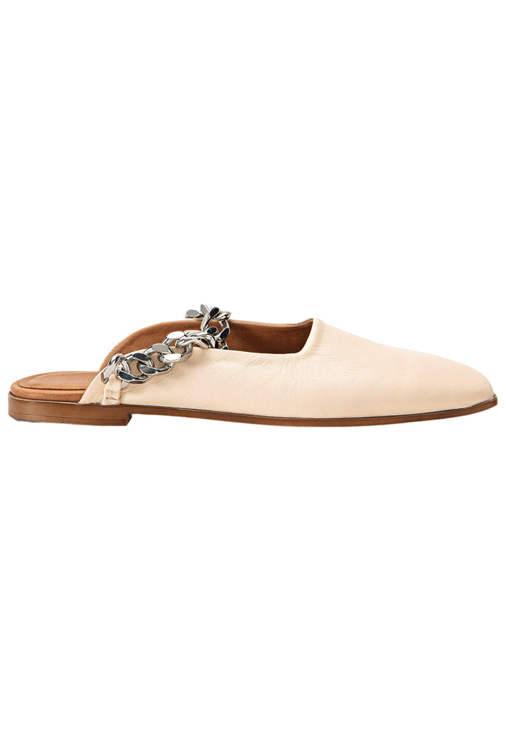Inuovo Pantoletten Leder Beige