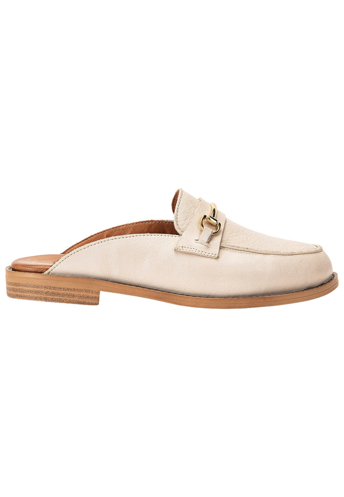 Inuovo Pantoletten Leder Beige