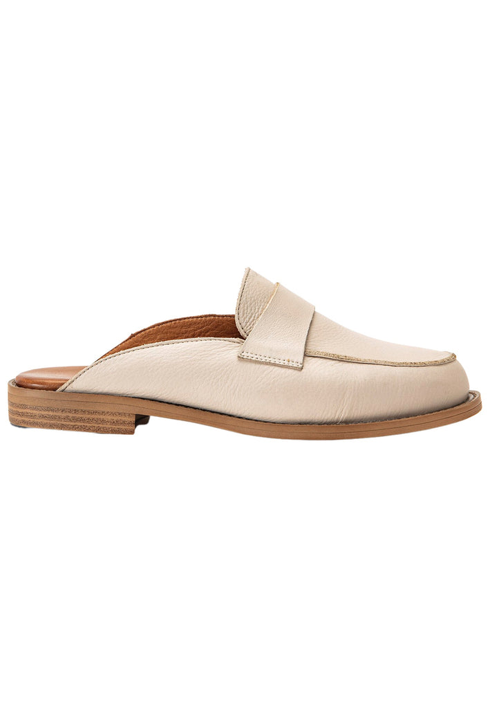 Inuovo Pantoletten Leder Beige