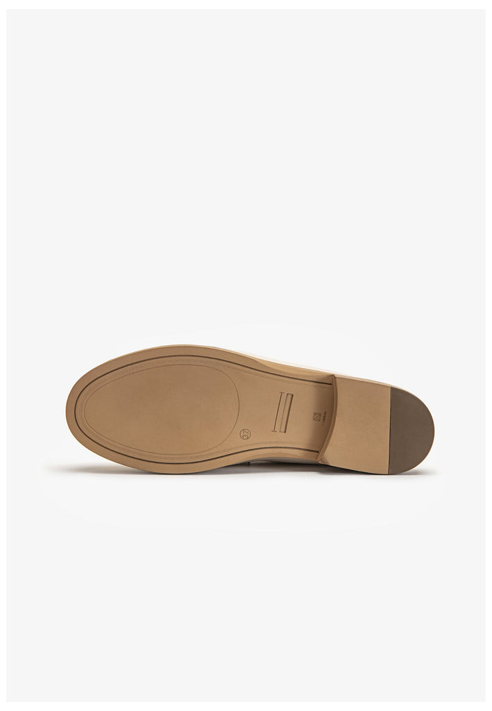 Inuovo Pantoletten Leder Beige